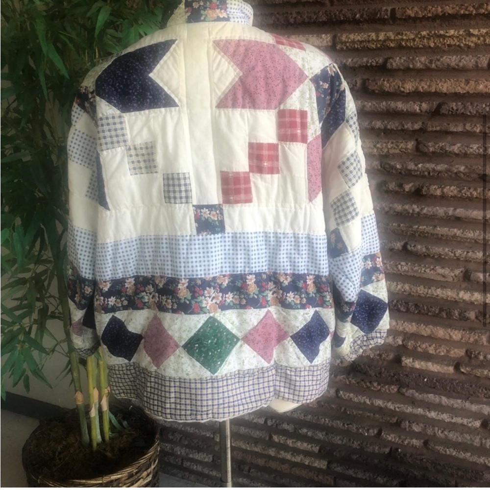 Quilted patchwork jacket - Picture 4 of 9